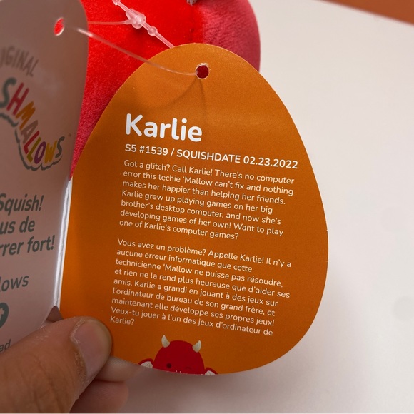 Halloween Squishmallow Karlie the Devil Bat 5” - Picture 8 of 8